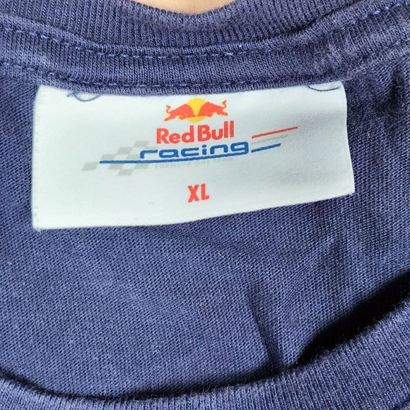 Red Bull Racing Formula One Team Navy Womens XL T-Shirt - Picture 7 of 8